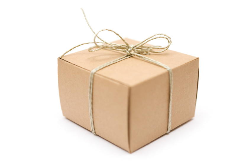 Package Png Image - Brown Package Png (849x565), Png Download