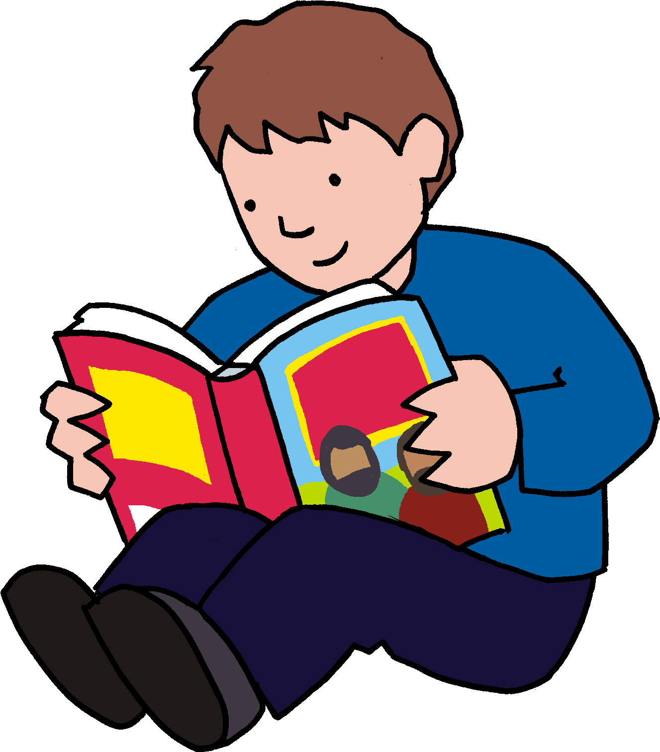 Svg Free Stock Home Lamp Pictures Boy - Bible Reading Boy Png (1326x1559), Png Download
