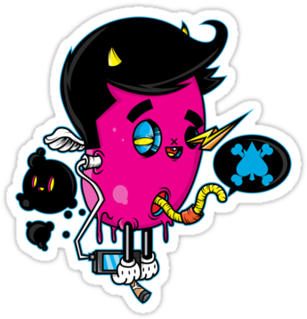 Worm Hole By Swiftyspade - Cartoon (375x360), Png Download