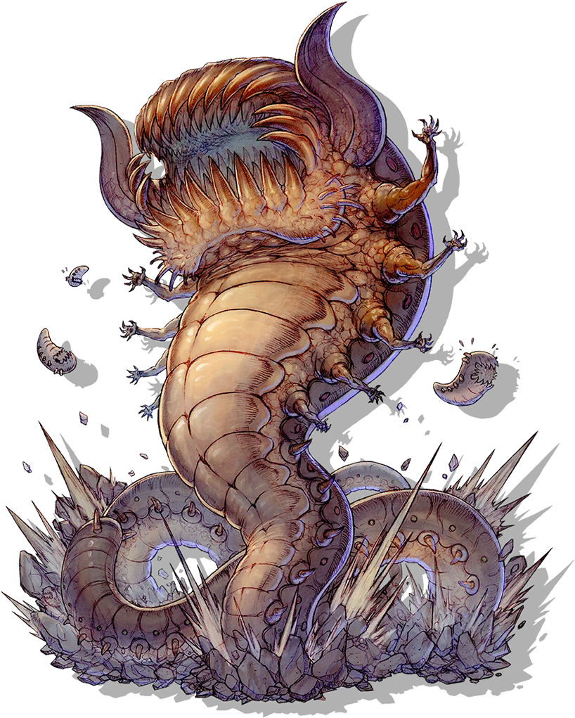 Worm Enemy Png (857x1060), Png Download