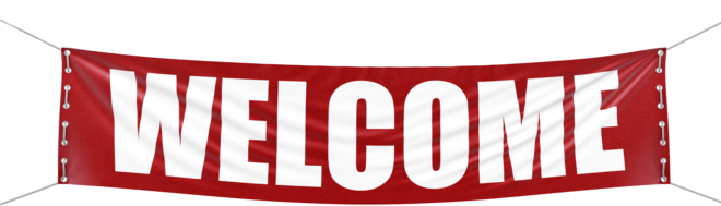 Welcome Banner Png - Welcome In Our Group (660x189), Png Download