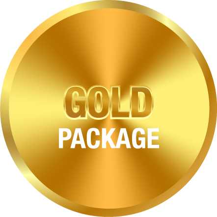 Four Sponsorship Packages Are Available Covering The - Gold (442x442), Png Download