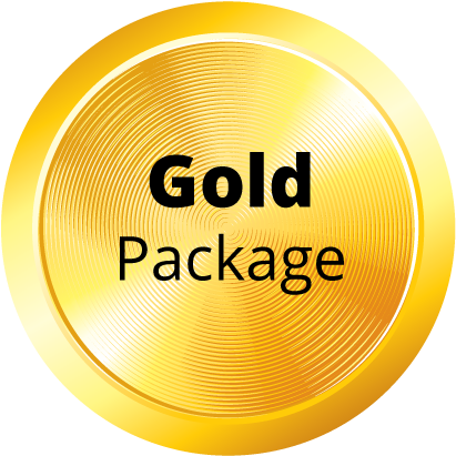 Linkedin Leads Gold Package - Gold Package (450x450), Png Download