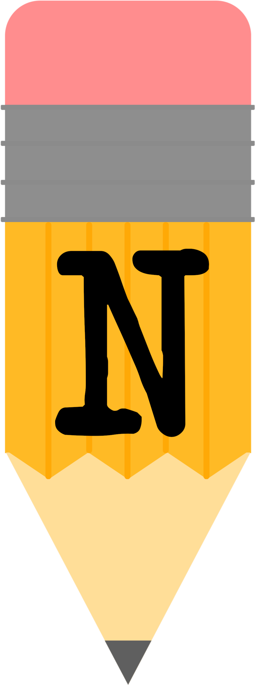 Welcome Back School Banner {pencil Letters} - School (1076x2778), Png Download