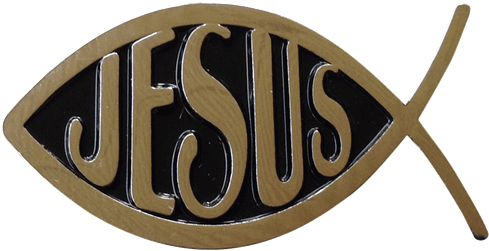 Christian Jesus Fish Ball Marker & Hat Clip - Readygolf - Christian Jesus Fish Ball Marker & (500x500), Png Download