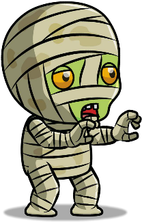 Mummy Png - Mummy Cartoon Png (600x500), Png Download