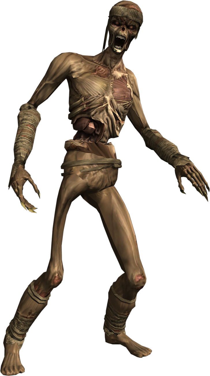 Here Before You, A Servant Of Pharaoh - Mummy Render (728x1300), Png Download