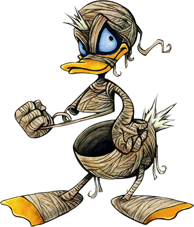 Mummy-005 - Kingdom Hearts Halloween Goofy (385x450), Png Download