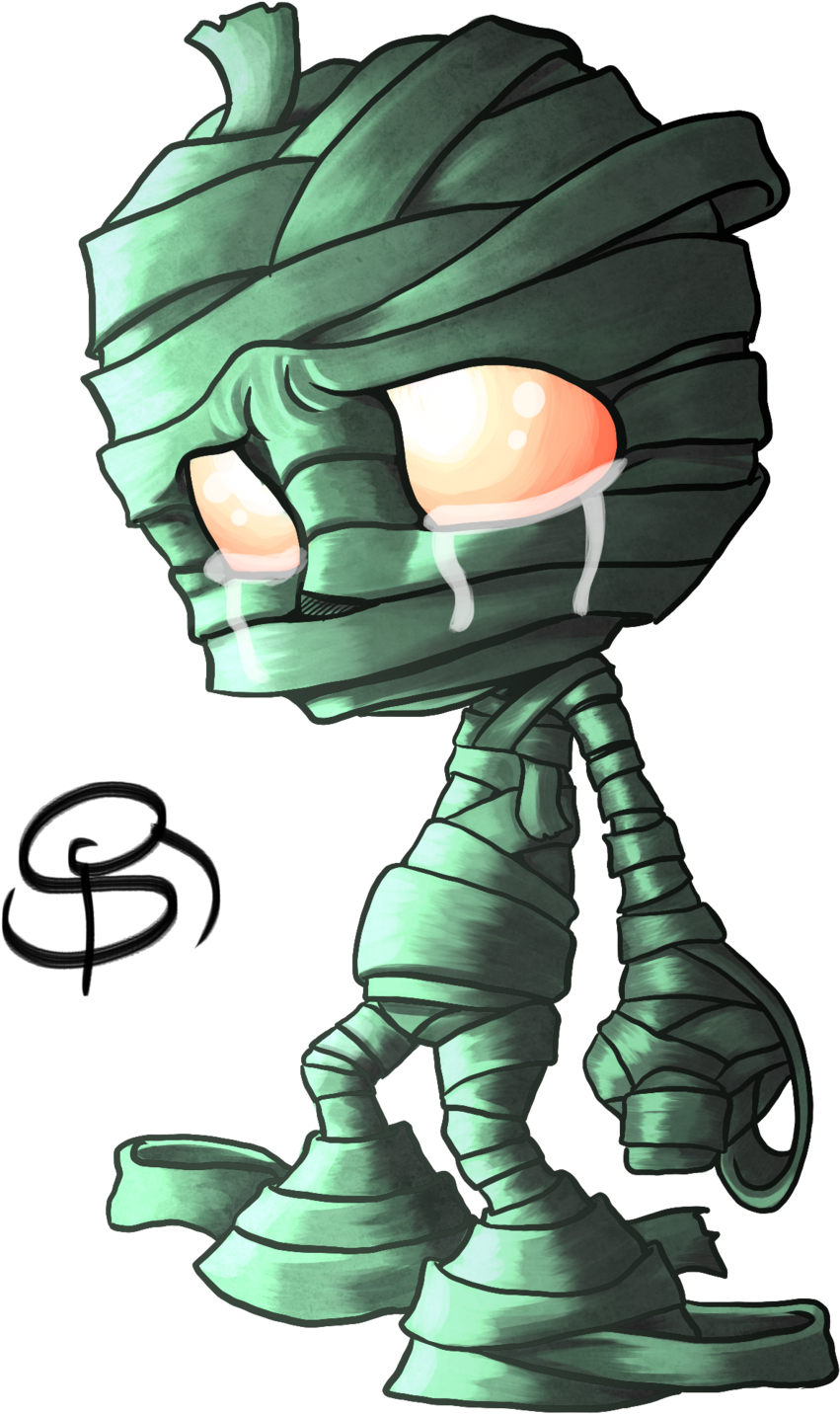 Sad Little Mummy By - Little Mummy (1024x1542), Png Download
