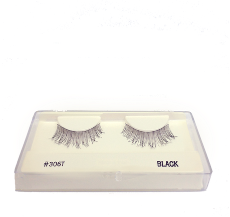 Alcone Company False Eyelashes, 306t, Black - Eyelash Extensions (500x500), Png Download