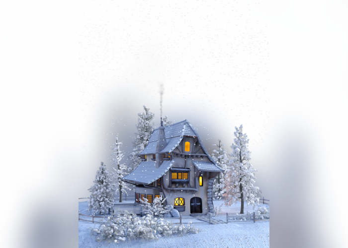 Color Palette Ideas From Winter Snow Tree Image - Die Csárda: Kurzgeschichte [book] (700x500), Png Download