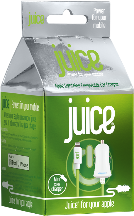 Juice<sup>®</sup> Apple Lightning - Cargador De Red Con Salida Usb (800x800), Png Download