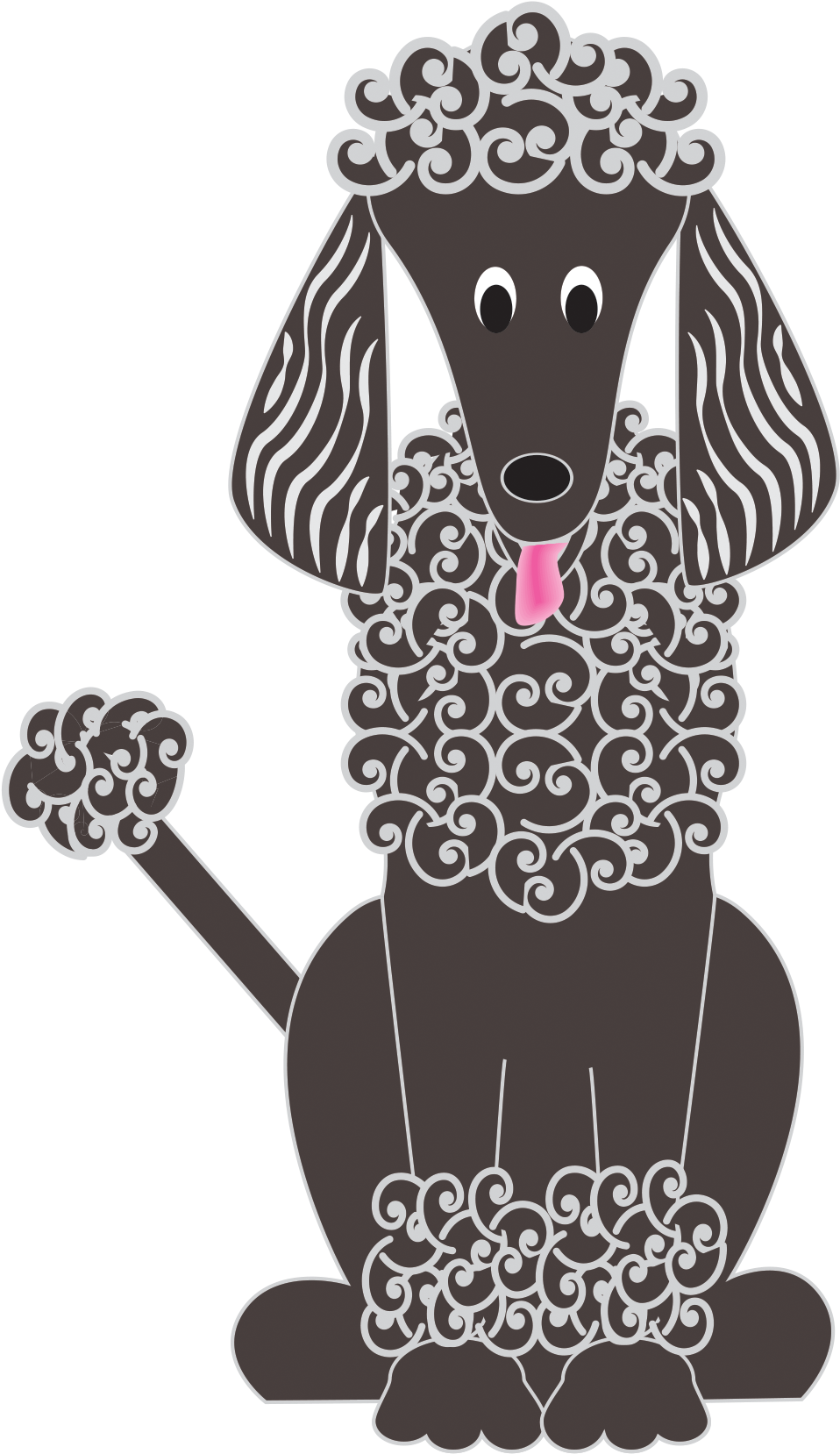 Cats & Dogs Clipart,wordart,papers All Png Clipart - Library (1241x1954), Png Download