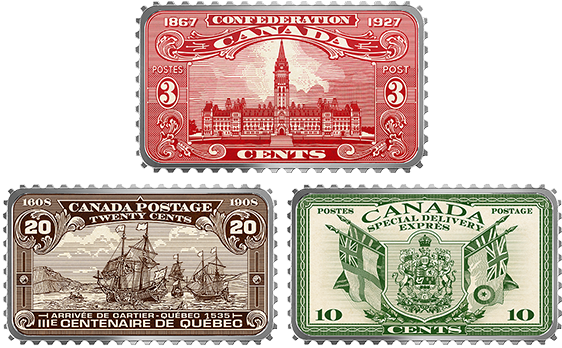 Canada's Historical Stamps - Postage Stamp (570x570), Png Download