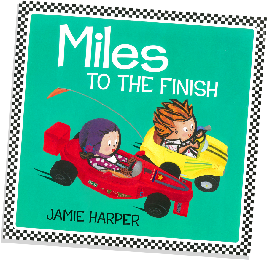 Written And Illustrated By Jamie Harper - Miles To The Finish (1024x1007), Png Download