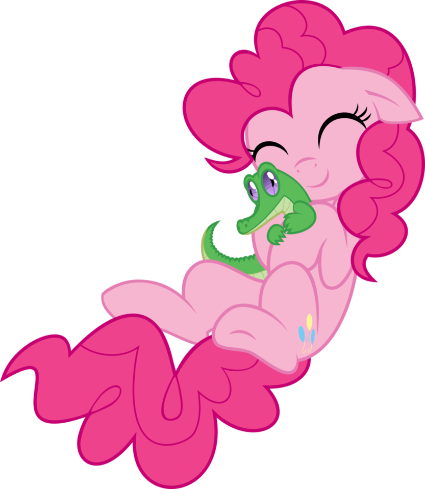 My Little Pony 4th Birthday Png - Pinkie Pie With Gummy (833x959), Png Download