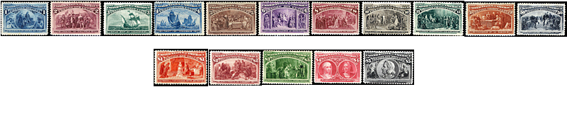 The 1893 Columbians - 世博会 邮票 (800x175), Png Download
