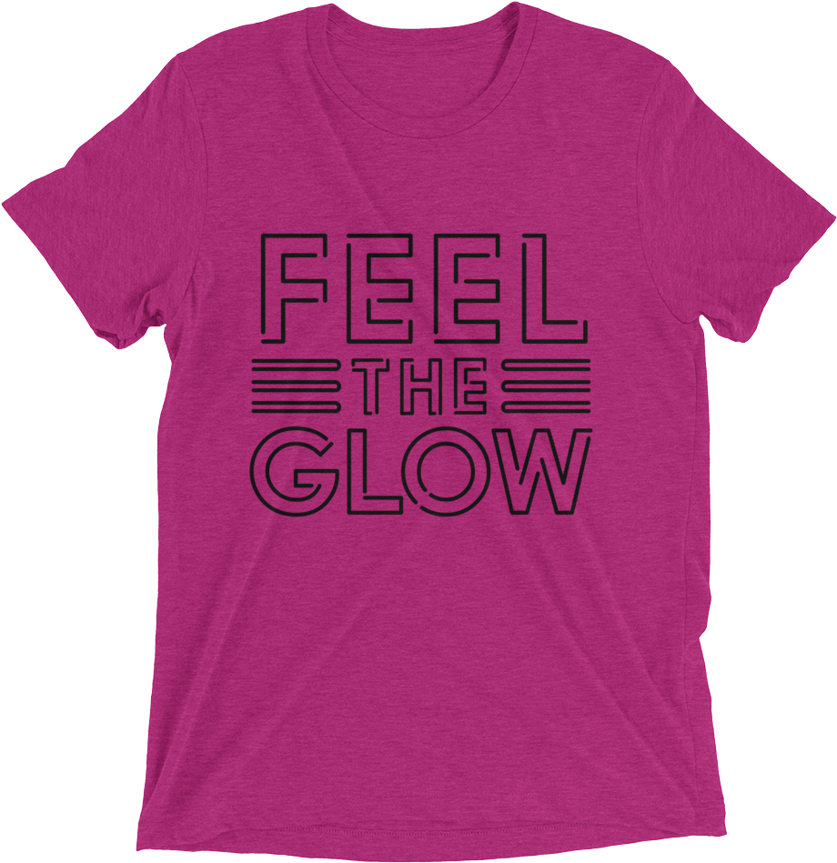 Naomi "feel The Glow" Logo Women's Tri Blend T Shirt - Gifts For Football Fans - Jj Watt - Texans - Nfl (1000x1000), Png Download