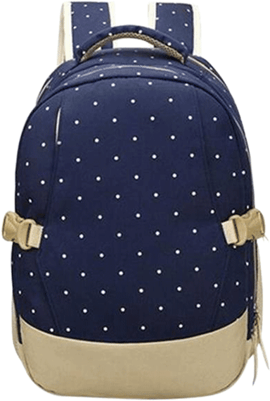 Petite Bello Diaper Bag Blue Baby White Dots Diaper - Diaper Bag (600x600), Png Download