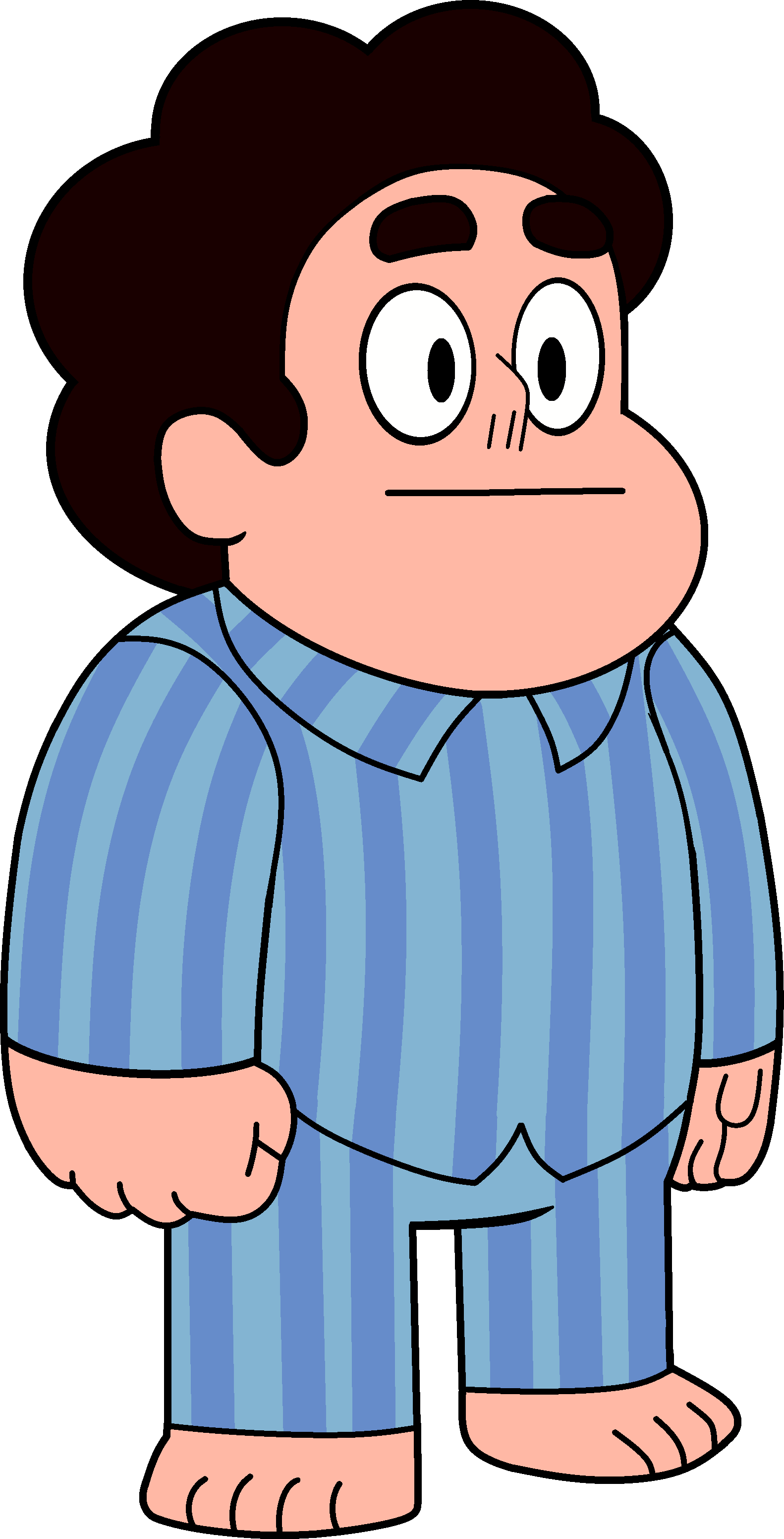 Stripe Pj - Garnet Shapeshifted Into Steven (1582x3102), Png Download