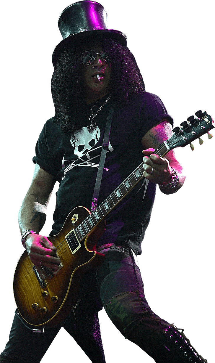 Download - Slash Guns N Roses Png (728x1226), Png Download
