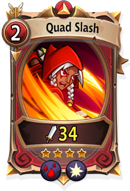 Quad Slash - Super Rares Battlehand Hewkeye (450x560), Png Download