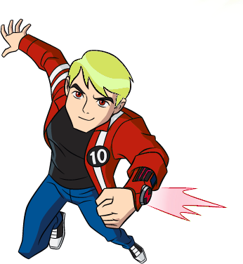 Ben10 Ultimate Hero Tony Slash - Ben 10 Pencil Box (346x376), Png Download