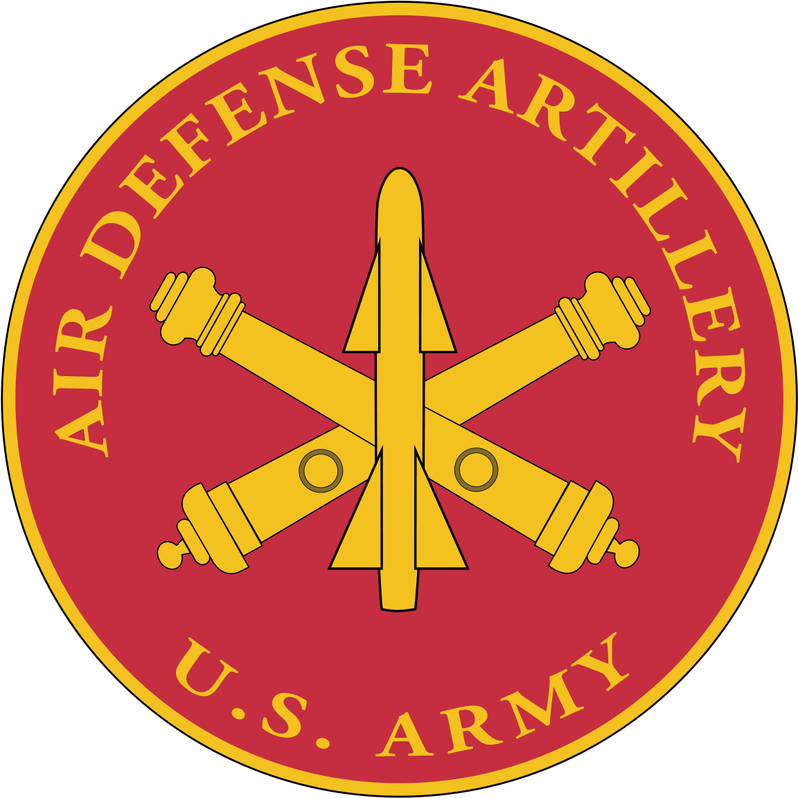 Air Defense Artillery Logo (1200x1186), Png Download