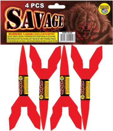 99 - Savage Missile Fireworks (443x443), Png Download