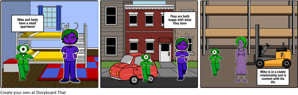 Mike Wazowski - Cartoon (1164x385), Png Download
