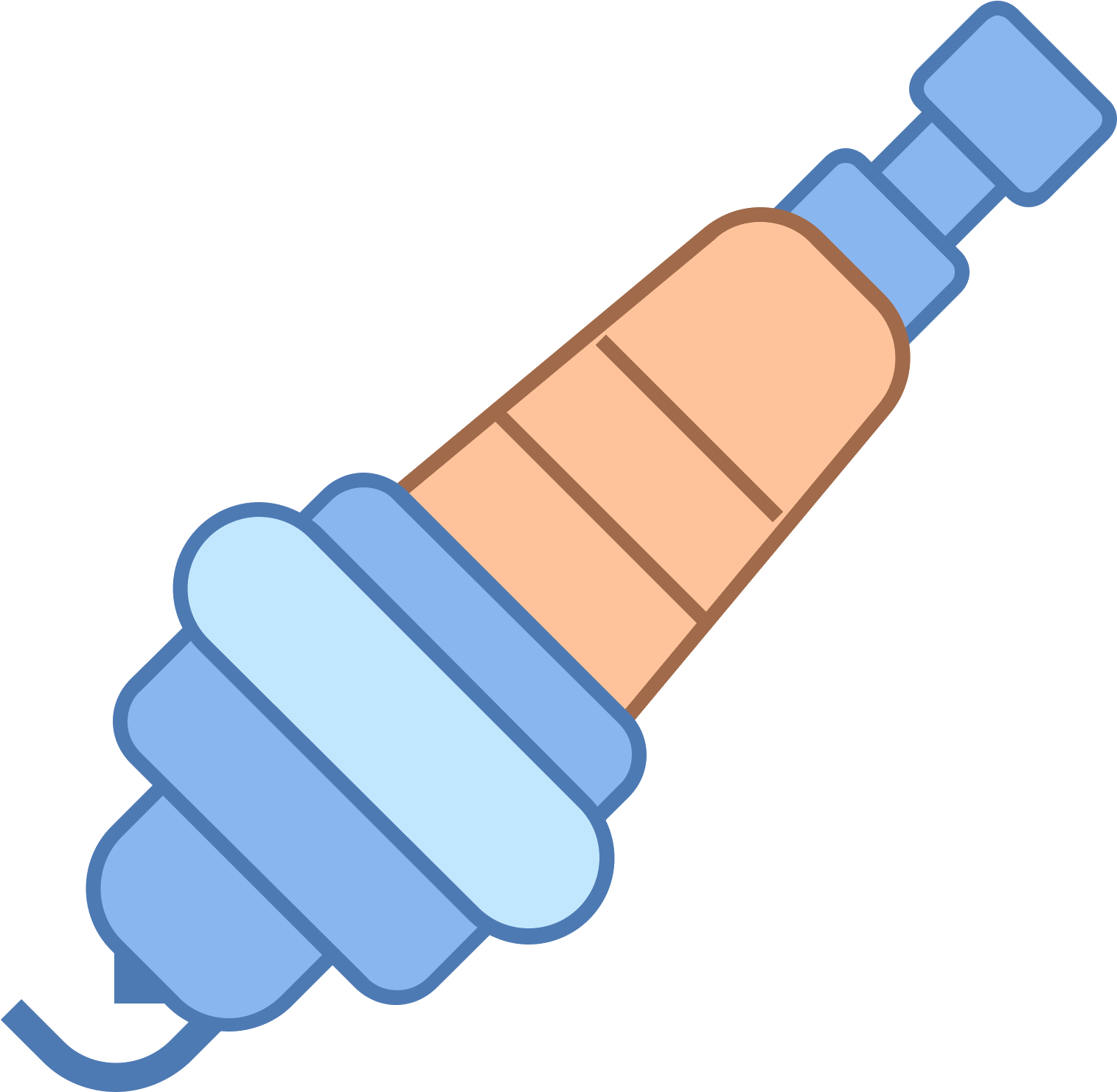 Spark Plug Icon (1600x1600), Png Download