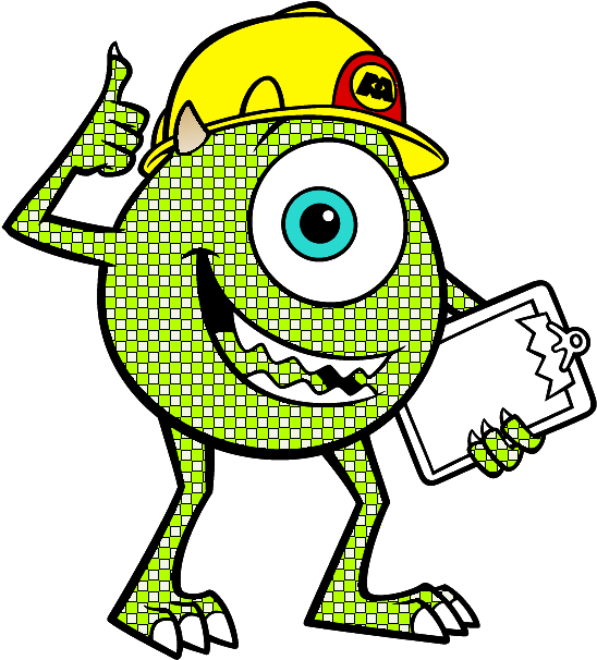 I've Attached An Xcf File Of Mike I Just Did And You - Monsters Inc Colouring Pages (600x665), Png Download