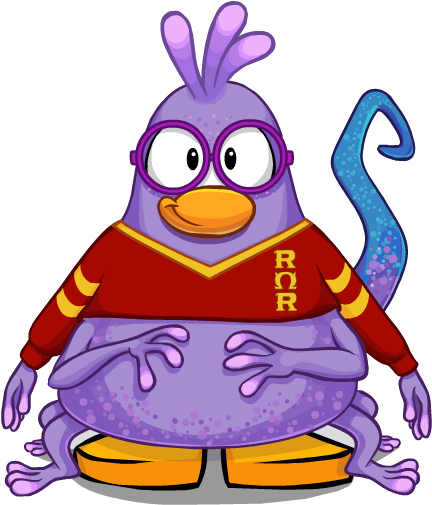 Randy Pc - Monsters University Club Penguin Mike Costume (494x576), Png Download