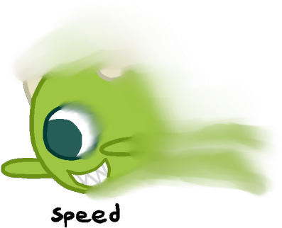 “ I Drew You A Blurry Mike Wazowski Speed ” I Love - Wallpaper (500x500), Png Download