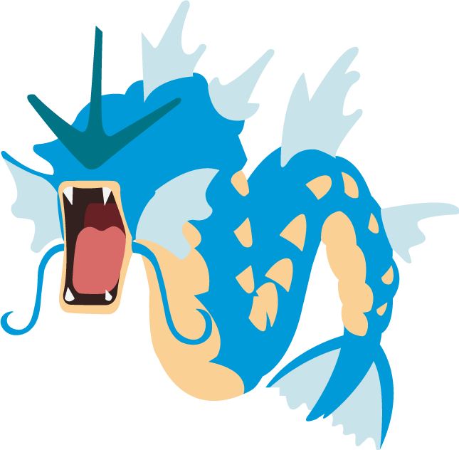 Simple Gyarados - Sky - Sky - Mwazowskimockup - Mike - Pokemon Gyarados (645x632), Png Download