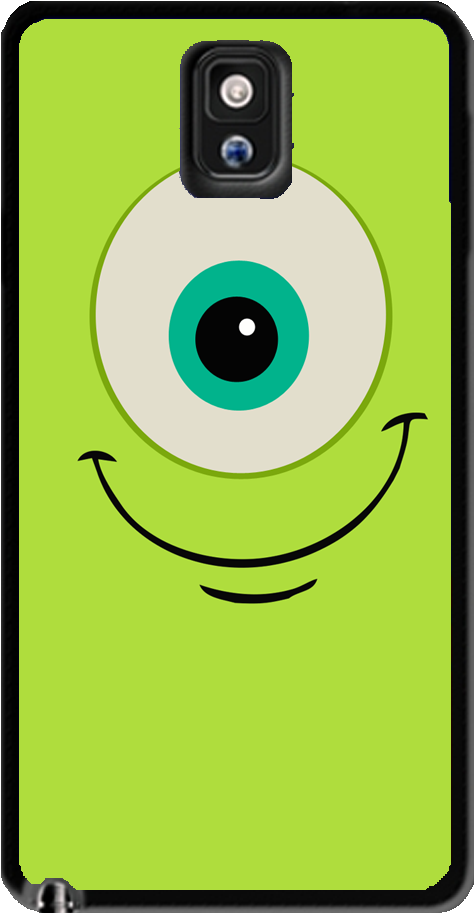 Disney Mike Wazowski Monster Inc Samsung Galaxy S3 - Samsung Galaxy Note 3 Nike Case (956x1000), Png Download