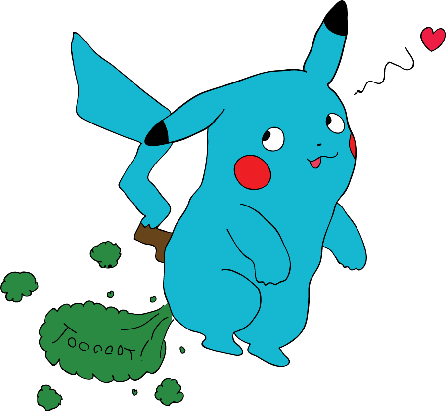 Fart Clipart Poot Clip Freeuse Library - Yoshi Farts (1000x901), Png Download