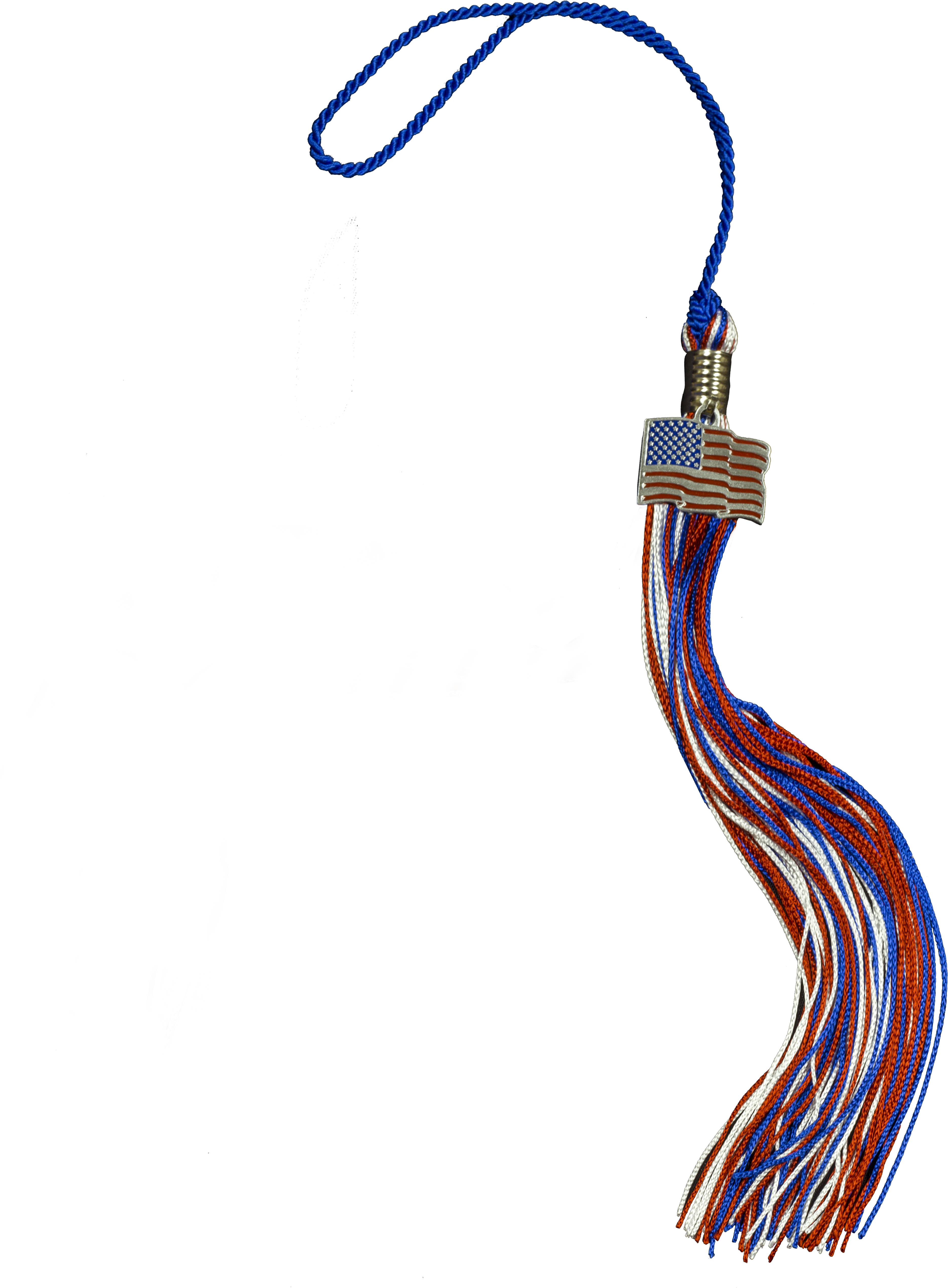 Tassel With Flag Medallion (4500x5472), Png Download