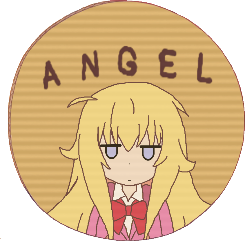 Gab/angel - Gabriel Dropout Zelel Fanart (900x900), Png Download