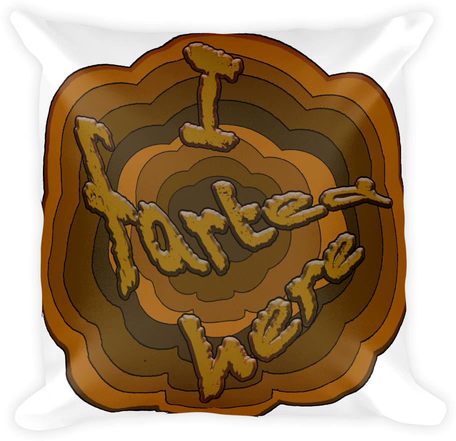 Fart Clipart Brown - Pillow (1000x1000), Png Download
