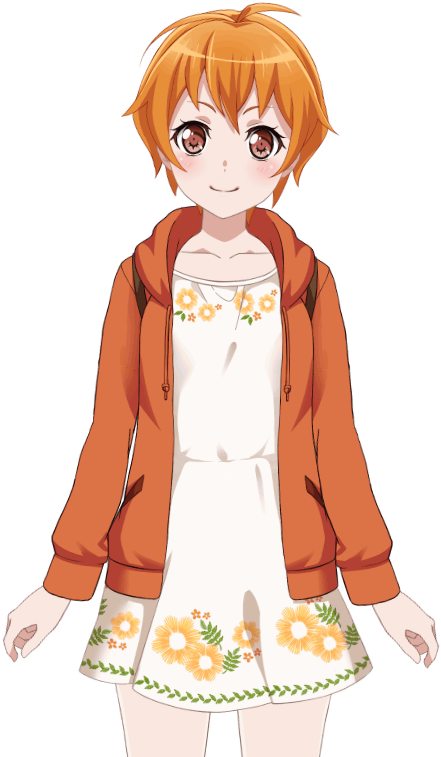 Smile Captain Live2d Model - Bang Dream Hagumi (680x940), Png Download