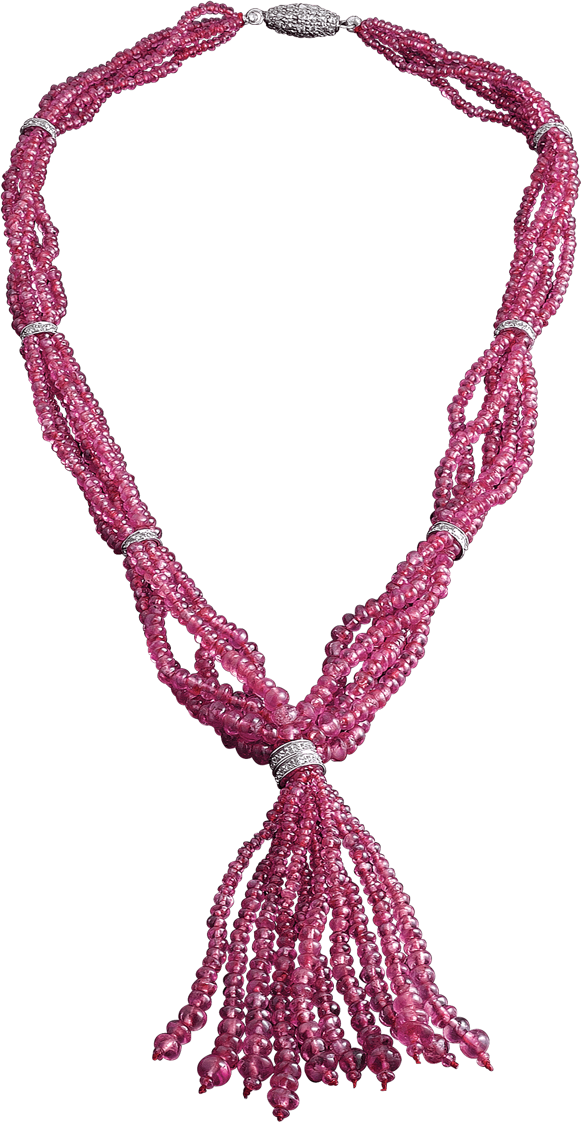 Ruby Tassel Necklace, - Scarf (2500x2500), Png Download