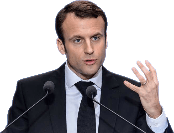 Download - Emmanuel Macron (663x506), Png Download