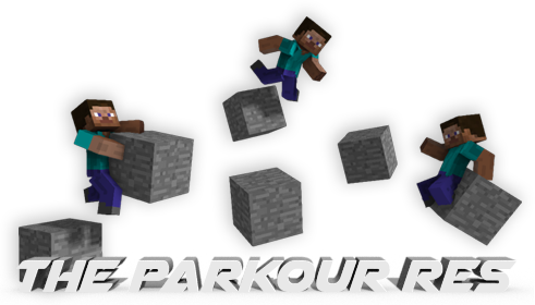 Well, There Are 3 Types Of Parkour, Green Being The - Minecraft Parkour Png (491x280), Png Download