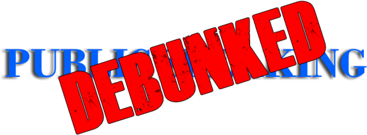 Nl/wp Public Speaking Debunked 2 - Parallel (1200x800), Png Download