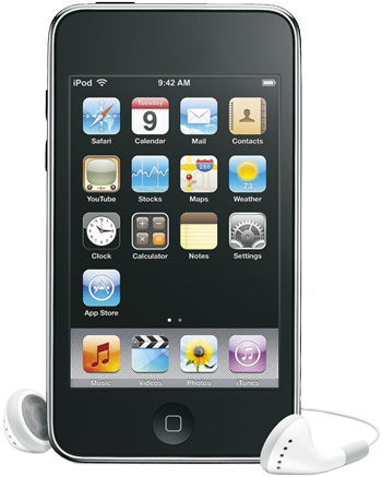 Apple, Samsung Repairs , Broken Screens - Apple Ipod Touch 2nd Generation-8gb - Good (349x483), Png Download