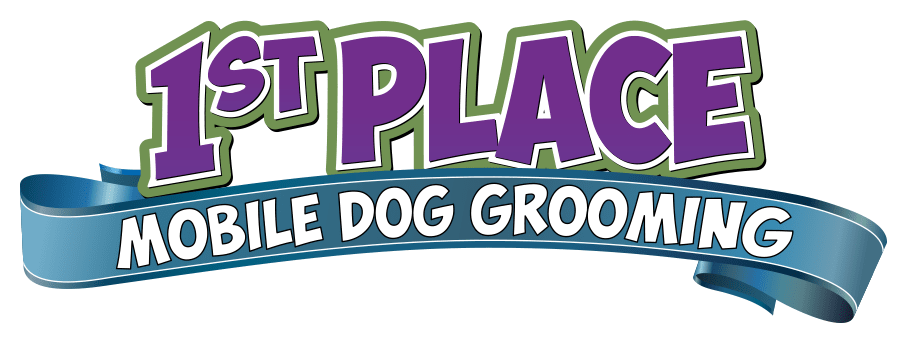 1st Place Mobile Dog Grooming Mobile Grooming - Graphics (907x343), Png Download