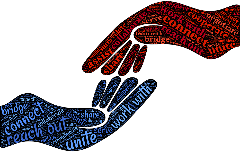 Hands Reaching Out To Each Other - Importance Of Communication In Relationships (932x720), Png Download
