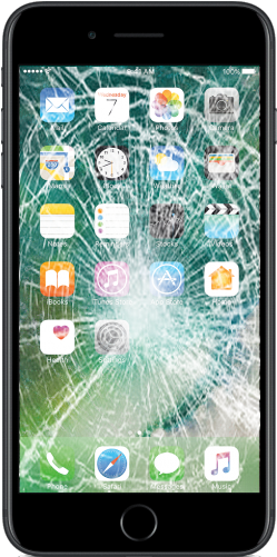 Download Prubeh Opravy Iphone 7 Plus Broken Screen Png Png Image With No Background Pngkey Com