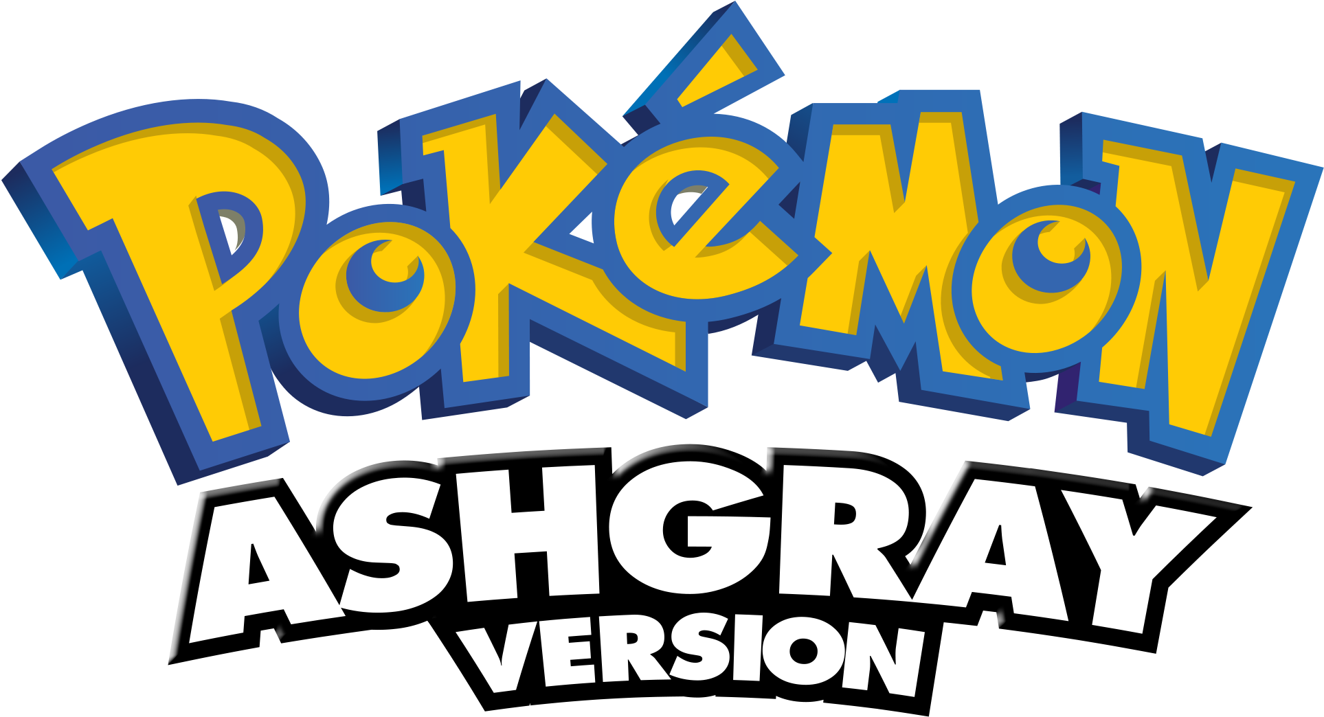 Pokemon Ashgray Fan Logo - Pokemon 9-pocket Portfolio: Pikachu (2000x1108), Png Download